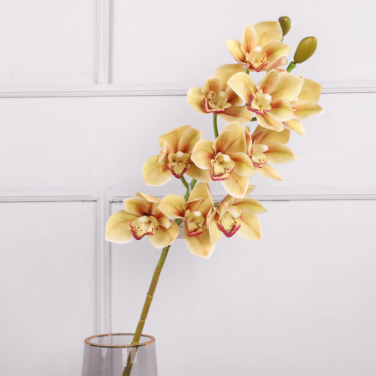 Realistic 3D Printed Orchid: Stunning Decorative Fake Flower for Weddings, Elegant Home Decor, and Eye-Catching Window Displays