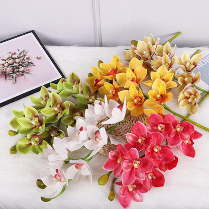 Realistic 3D Printed Orchid: Stunning Decorative Fake Flower for Weddings, Elegant Home Decor, and Eye-Catching Window Displays