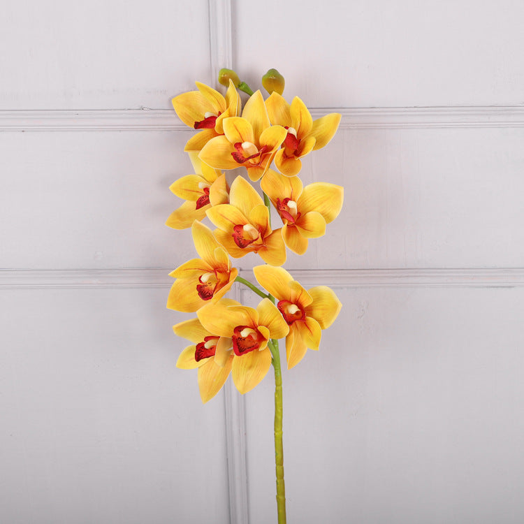 Realistic 3D Printed Orchid: Stunning Decorative Fake Flower for Weddings, Elegant Home Decor, and Eye-Catching Window Displays