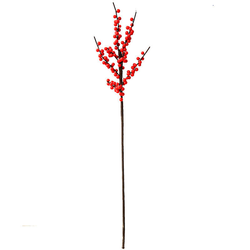 Realistic North American Winterberry Faux Flowers - Stunning Decorative Arrangement for Living Room and Dining Table Centerpieces