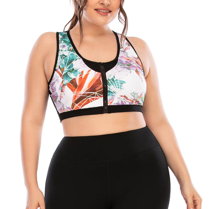 Plus Size Athletic Wear Set for Women High Performance Yoga Outfit with Compression Leggings and Supportive Sports Bra Styles 12035 12036