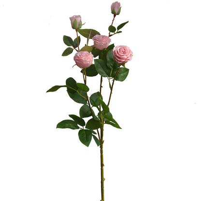 Stunning Milan Rose Artificial Flower Arrangement in Elegant Ceramic Vase - Perfect for Living Room Décor and Home Styling