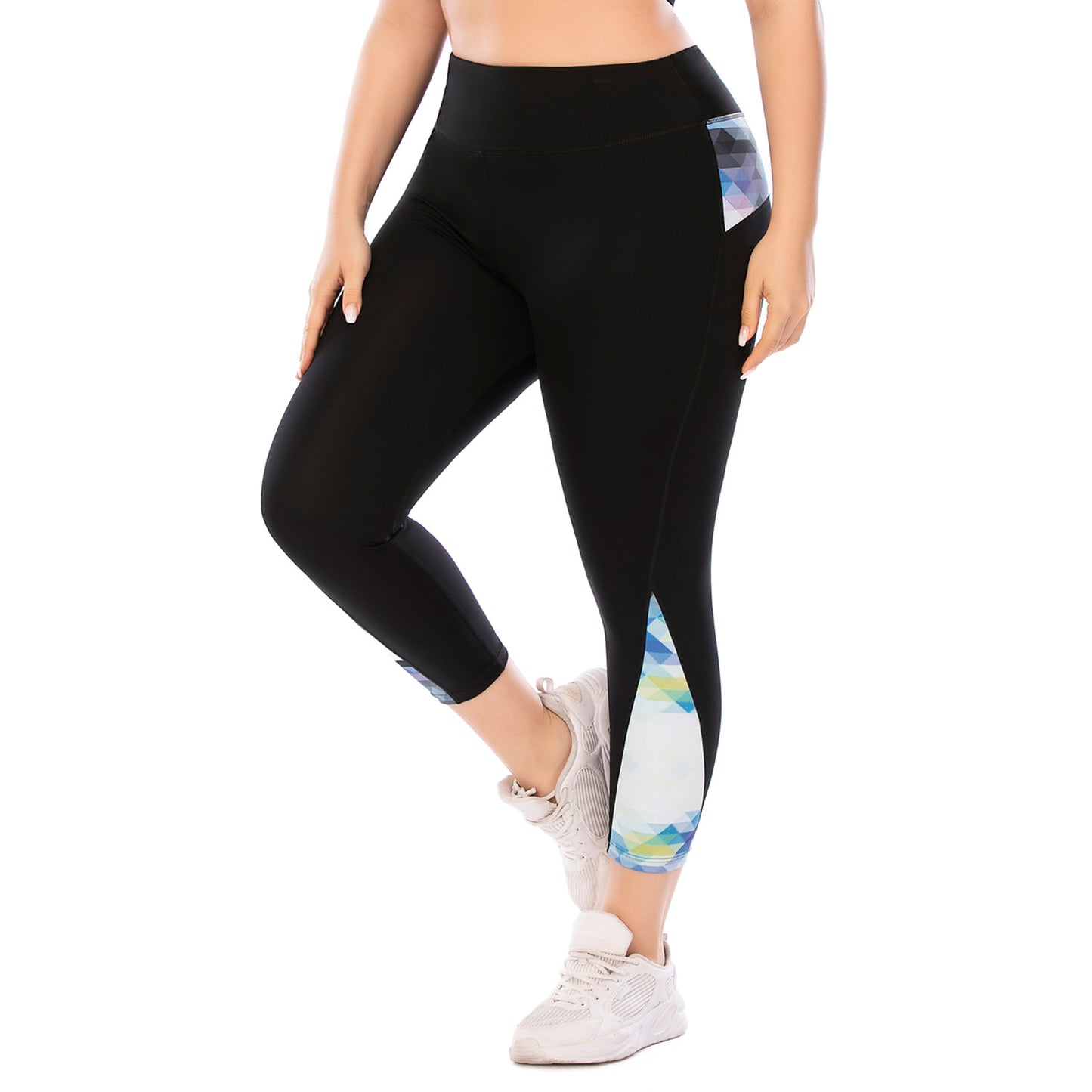 Plus Size Fitness Apparel Set Yoga Outfits with Compression Leggings and Sports Bra Enhance Your Workout with Ausstyle 1 12026