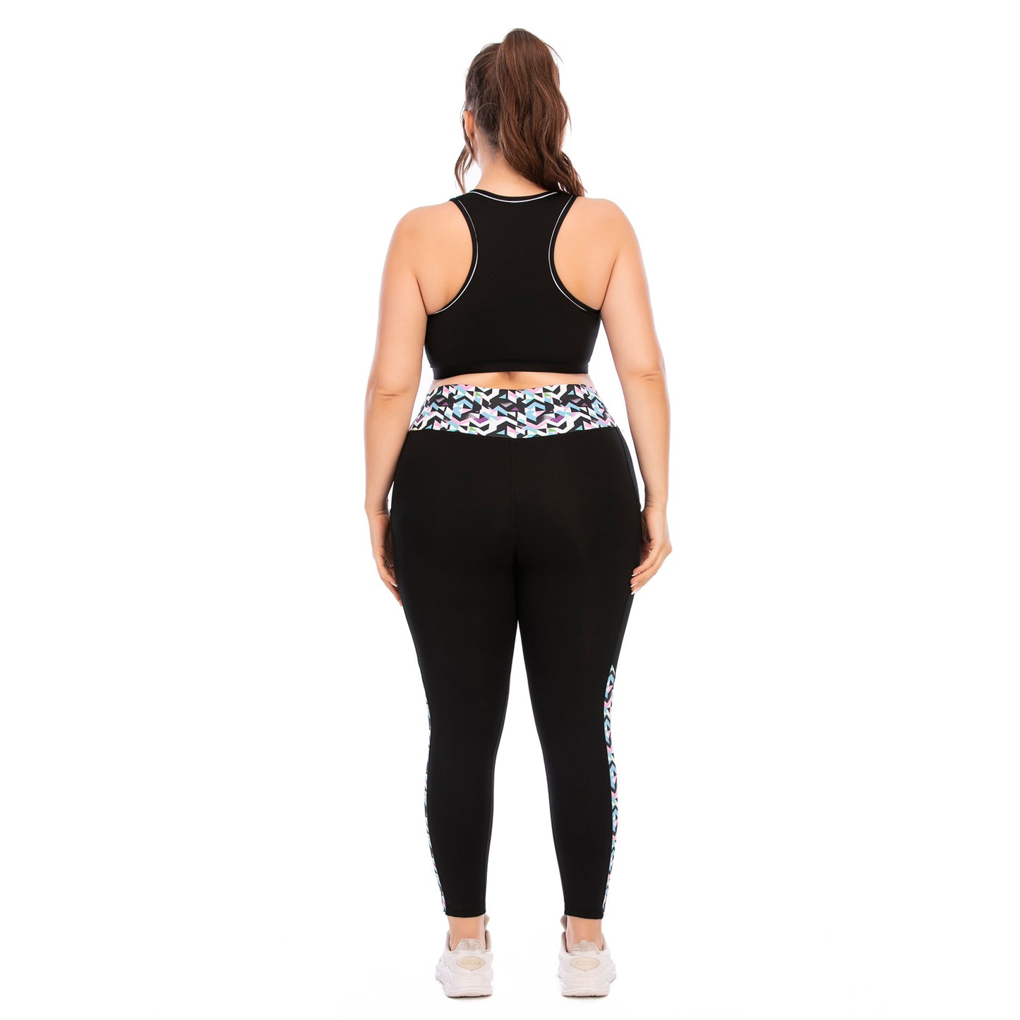 Plus Size Fitness Outfit Set Yoga Clothes with Tight Fit Barbie Pants and Supportive Sports Bra Australia s Top Athletic Wear 12027 12028