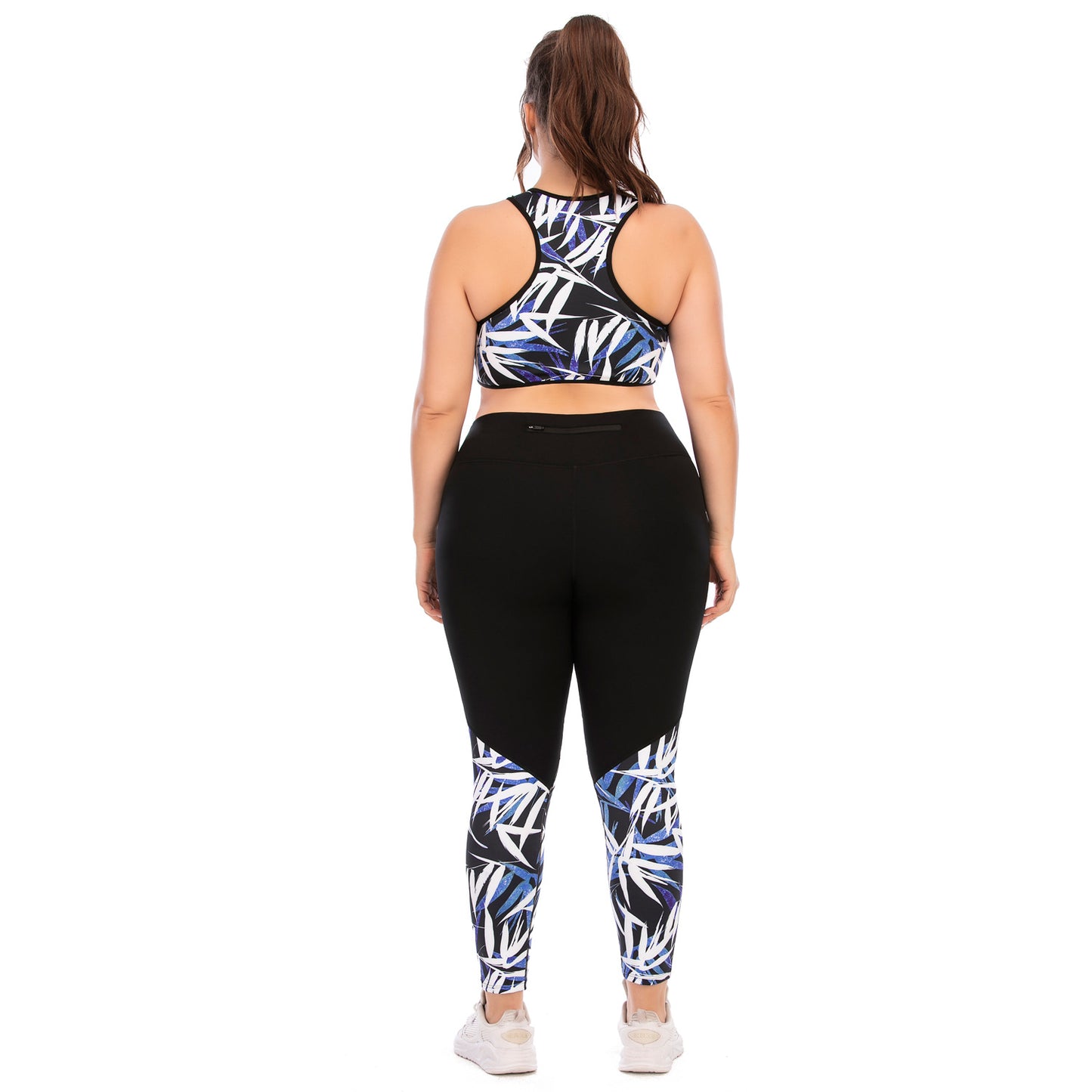 Plus Size Activewear Set for Women High Performance Yoga Outfit with Cute Barbie Pants and Supportive Sports Bra for Fitness Enthusiasts Style AusStrength 12037 12038