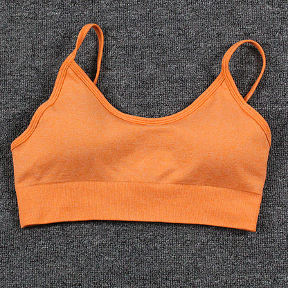 Quick Dry Seamless Yoga Sports Bra for Women and Comfortable Activewear with Supportive Back Design for All Day Wear