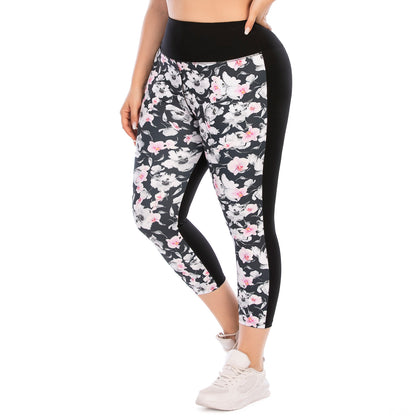 Plus Size Fitness Outfit Set Yoga Clothing with Form Fitting Barbie Pants and Supportive Sports Bra AU Strength 12031 12032 for Comfort and Performance