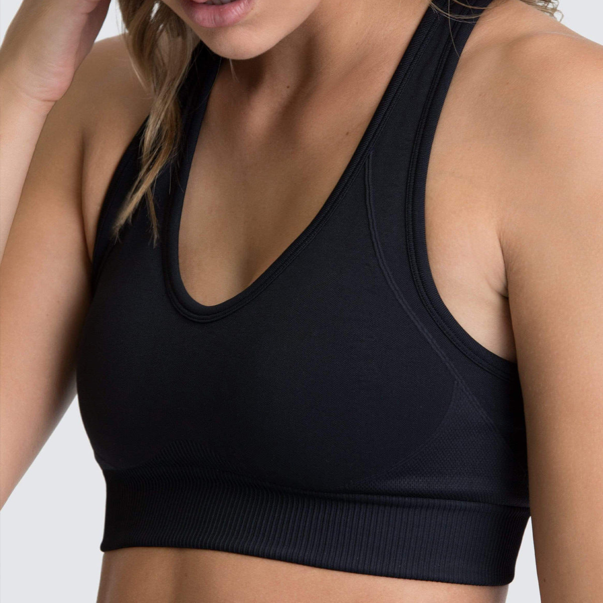 Quick Dry Seamless Sports Bra for Women for Outdoor Running and Active Fitness Routines