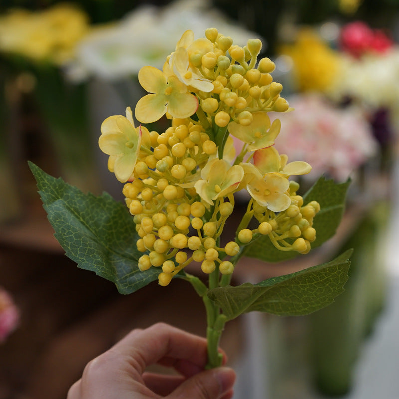 High-Quality Minimalist Faux Lilac Hydrangea Floral Arrangement - Perfect for Home Décor, Soft Furnishing Accents, and Elegant Table Centerpieces