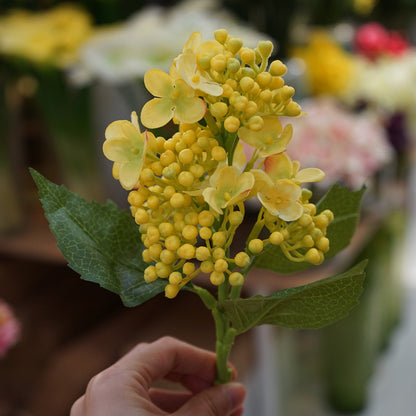 High-Quality Minimalist Faux Lilac Hydrangea Floral Arrangement - Perfect for Home Décor, Soft Furnishing Accents, and Elegant Table Centerpieces