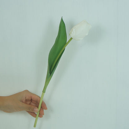 High-Quality Realistic Touch Tulip Bouquet - Perfect Home Décor for Photography and Weddings, Long-Lasting Artificial Flowers for Elegant Celebrations