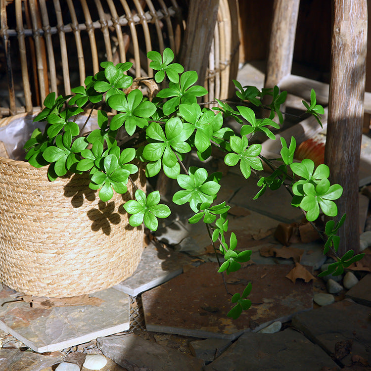 Realistic Japanese Hanging Bell Plant with Lush Green Leaves – Perfect Nordic-Style Home Decor Gift for Living Rooms and Housewarming