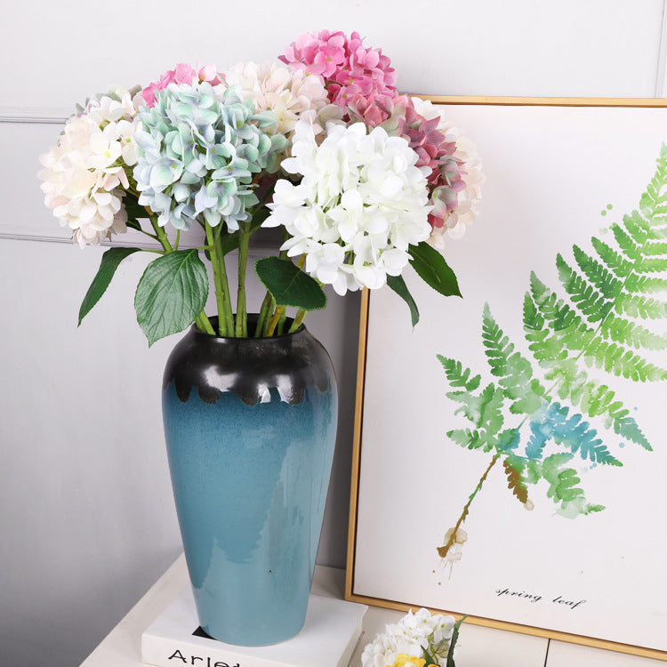 Realistic 3D Printed Hydrangea Flower Stem - Stunning Faux Floral Arrangement for Rustic Wedding Decor and Home Accents