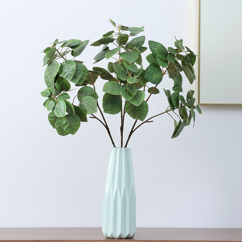 Lifelike 3D Printed Pomegranate Leaf Simulation Plant - Perfect for Home Decor, Weddings, and Floral Arrangements