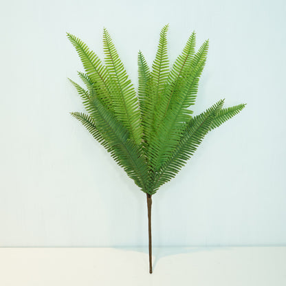 Realistic Faux Plants for Home Décor - Lush Fern Leaf Arrangement Perfect for Living Room & Balcony Decoration - Durable Plastic Greenery Accent