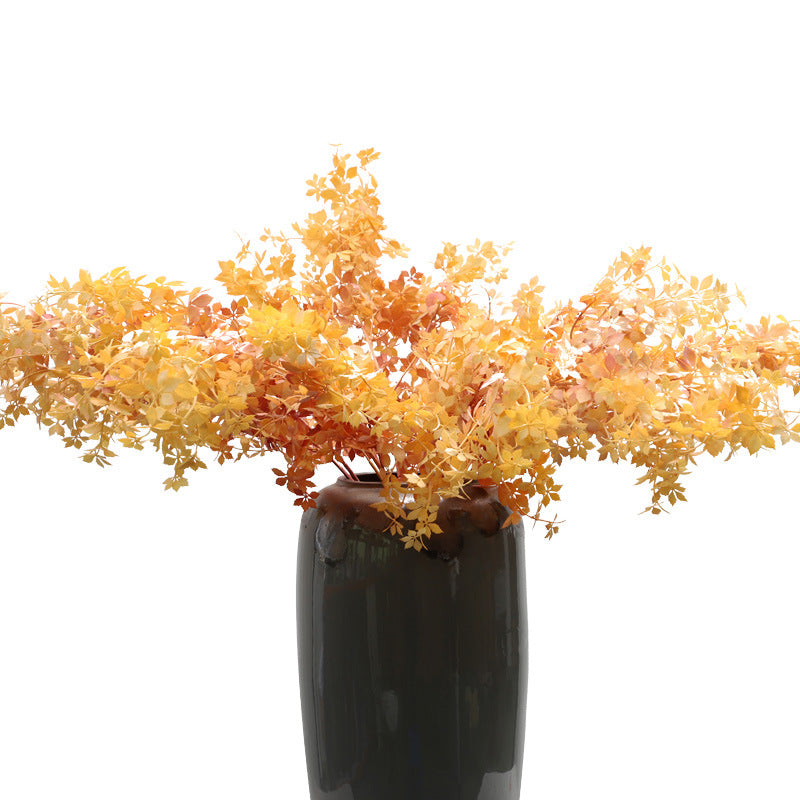 Stunning Faux Maple Leaf Bouquet for Weddings - Elegant Decorative Artificial Plants for Home and Special Occasions