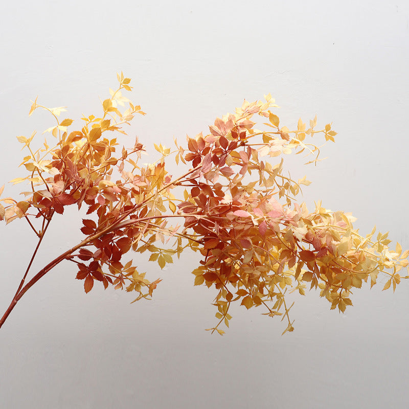 Stunning Faux Maple Leaf Bouquet for Weddings - Elegant Decorative Artificial Plants for Home and Special Occasions