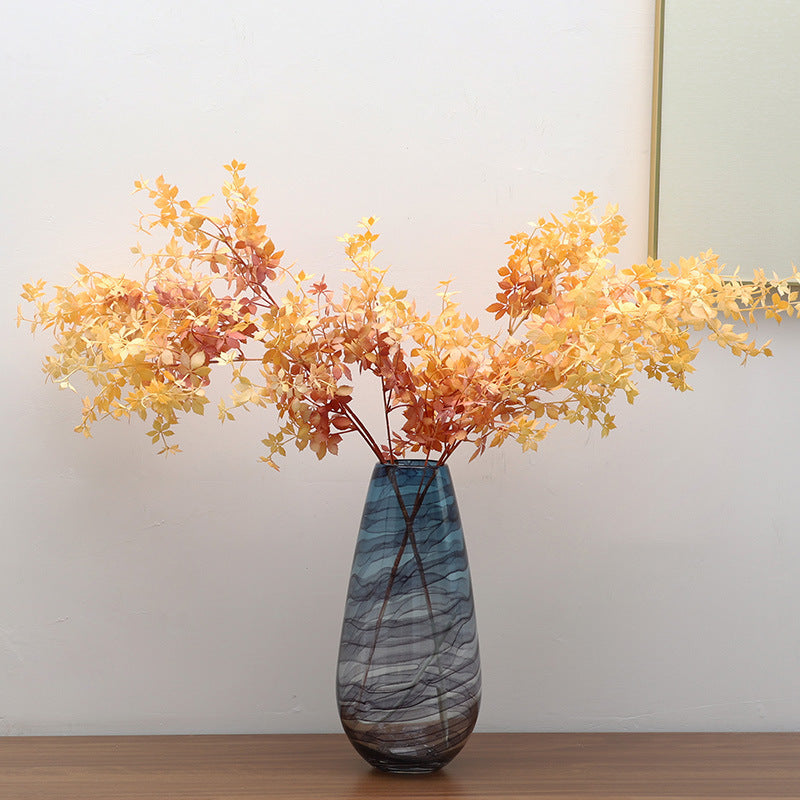 Stunning Faux Maple Leaf Bouquet for Weddings - Elegant Decorative Artificial Plants for Home and Special Occasions