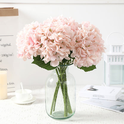 Realistic Touch Hydrangea for Wedding Celebrations - Lifelike Artificial Flower Décor and Home Planter for Timeless Elegance in Your Special Day