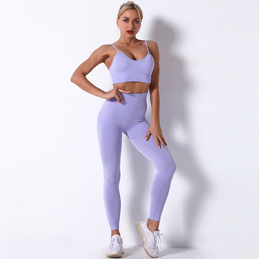 Seamless High Waisted Yoga Leggings Set for Women Quick Dry Butt Lifting Four Piece Activewear Collection for Comfort and Performance