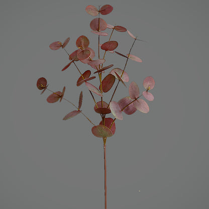 Realistic Long-Stemmed Eucalyptus Money Leaves – Artificial Faux Florals for Home Décor and French Floral Arrangements