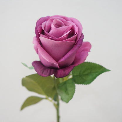 Ultra-Realistic Touch Hydrating Rose - Single Stem Large Faux Flower for Venus Soft Decor, Flower Arrangements & Photography Props