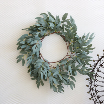 Realistic Willow Vine for Woodland-Themed Baby Birthday Decorations, Wedding Celebrations, and Home Décor - Featuring Eucalyptus and Gum Leaves