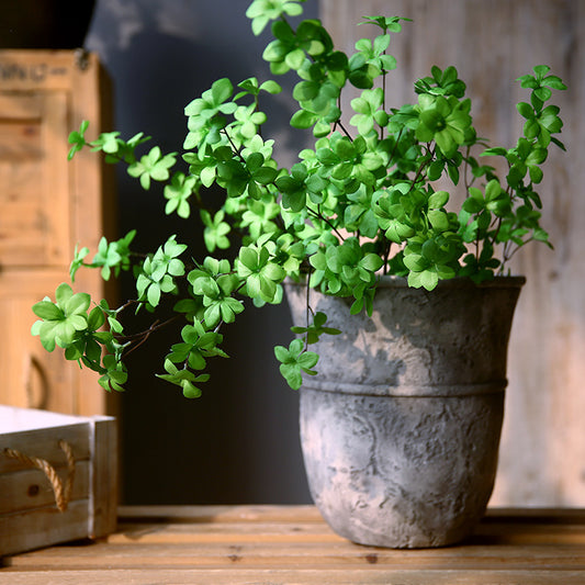 Artificial Hanging Bell Plant - Nordic Style Greenery Decor - Perfect for Living Rooms, Sample Rooms, and Windowsills – Stunning Mimosa Tree Branch