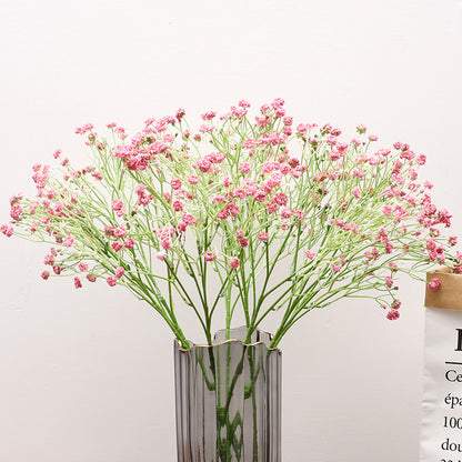 Realistic Farmhouse Style Single Stem Baby's Breath Faux Flowers – Perfect for Home Décor and Photography Props