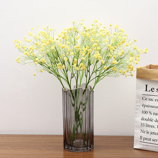 Realistic Farmhouse Style Single Stem Baby's Breath Faux Flowers – Perfect for Home Décor and Photography Props