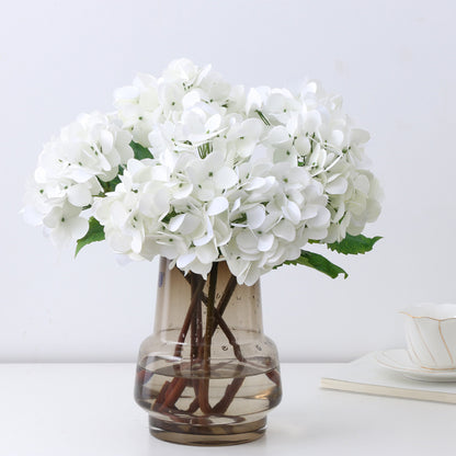 Realistic Touch Faux Hydrangea Stem - Perfect for Wedding Decorations, Floral Walls, and Creative Arrangements