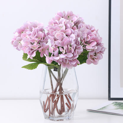 Realistic Touch Faux Hydrangea Stem - Perfect for Wedding Decorations, Floral Walls, and Creative Arrangements