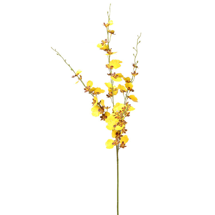 Realistic Dancing Orchid 3D Floral Decorations for Living Room - Luxurious Faux Flower Bouquets and Elegant Dance Props