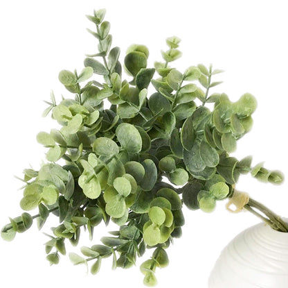 Realistic Eucalyptus Money Leaf Fake Plants – Lifelike Greenery Bundle for Home Decor & Decorative Accent Piece