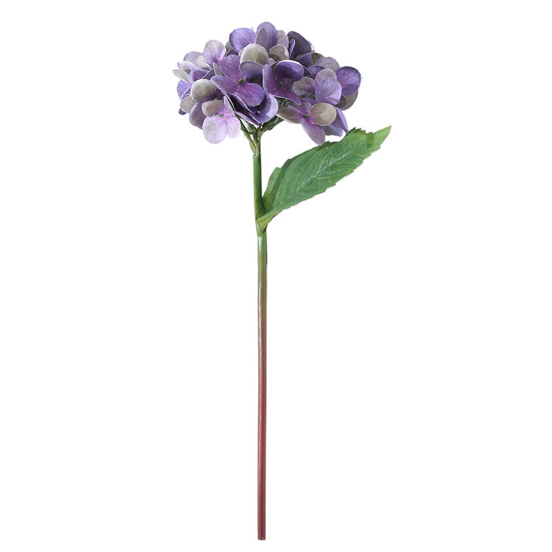 Realistic Touch Faux Hydrangea Stem - Perfect for Wedding Decorations, Floral Walls, and Creative Arrangements