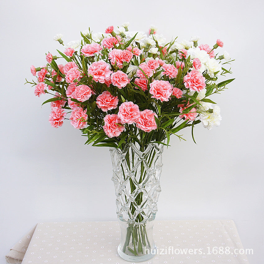 Vibrant Multi-Headed Pinks and Carnations - Perfect Faux Flowers for Mother's Day, Teacher Appreciation, Home Décor, and Wedding Decorations