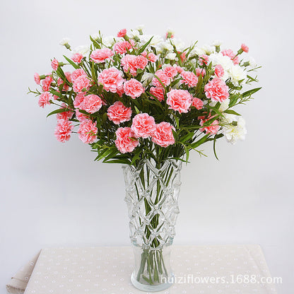 Vibrant Multi-Headed Pinks and Carnations - Perfect Faux Flowers for Mother's Day, Teacher Appreciation, Home Décor, and Wedding Decorations