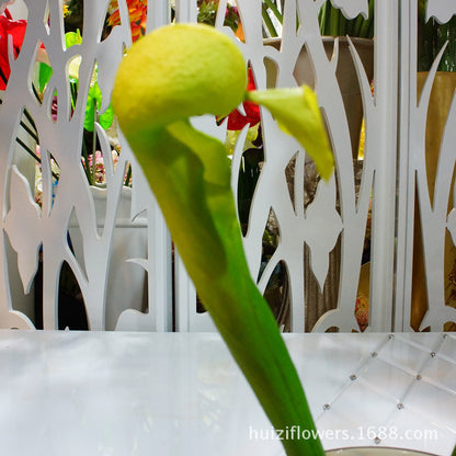 Realistic Single Stem Soft Rubber Snakehead Lily - Perfect for Home Décor and Wedding Decorations, Lifelike Artificial Flower for Lasting Beauty