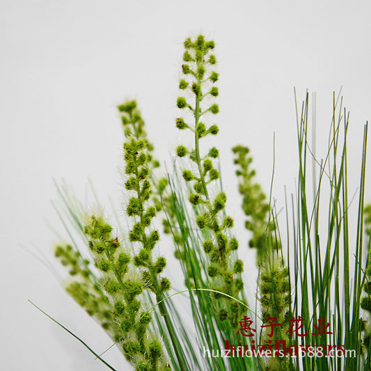 Realistic Green Grass and Wheat Sheaf Faux Plants for Home Decor – Perfect for Forest-Themed Interior Design and Beautiful Table Centerpieces