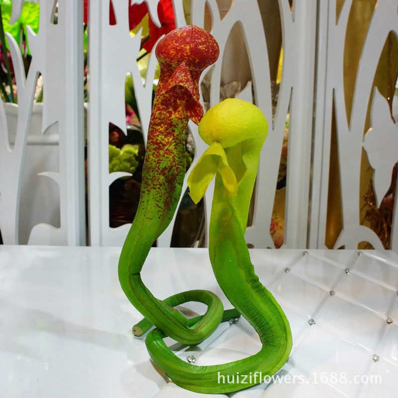 Realistic Single Stem Soft Rubber Snakehead Lily - Perfect for Home Décor and Wedding Decorations, Lifelike Artificial Flower for Lasting Beauty