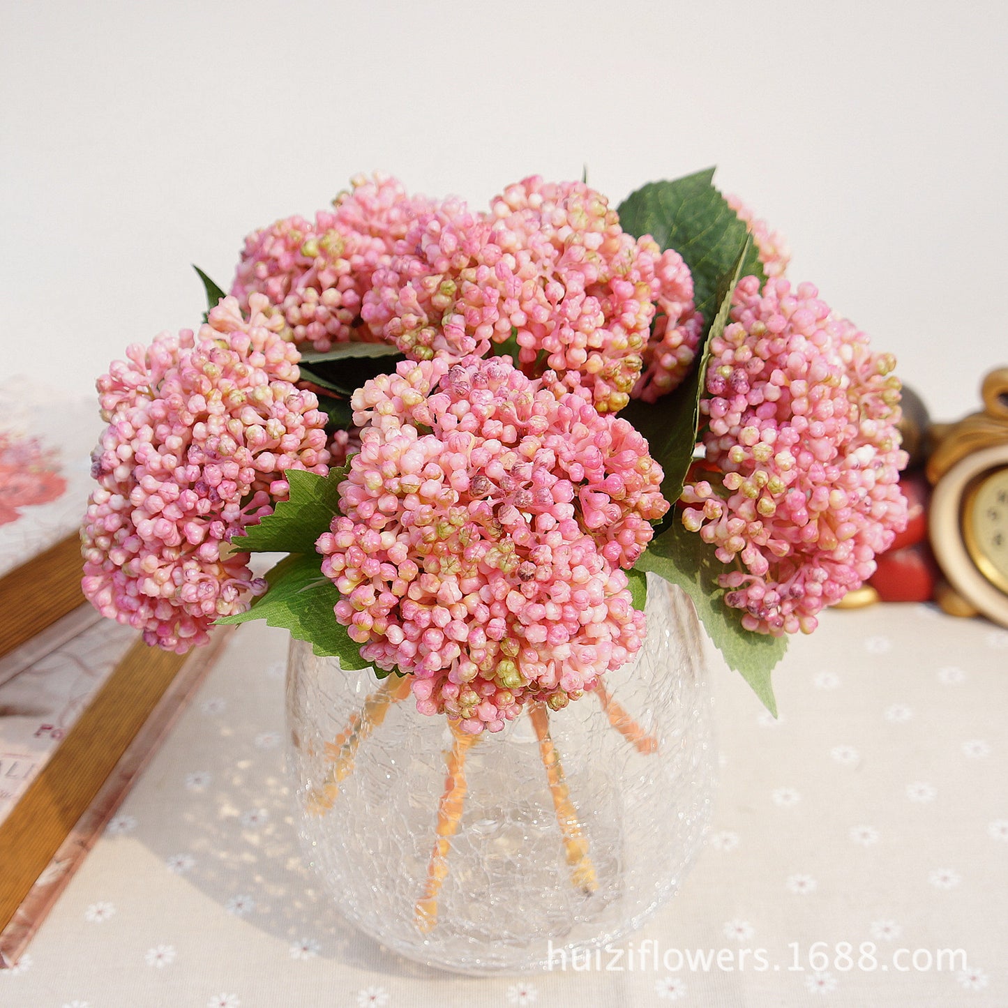 Soft Silicone Hydrangea Buds - Realistic Faux Floral Arrangements for Handmade Craft Projects