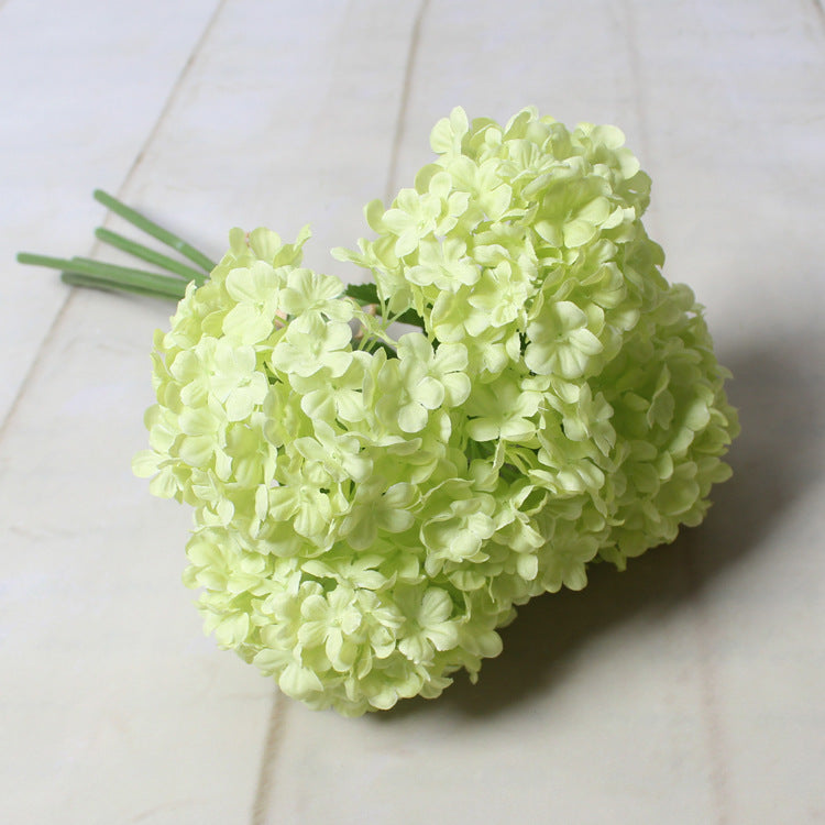 Stunning Faux Snowball Hydrangea Bouquet – Perfect for Wedding Decor, Home Accents, and More | Lifelike Artificial Flowers for Lasting Beauty