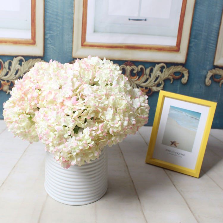 Stunning Faux Snowball Hydrangea Bouquet – Perfect for Wedding Decor, Home Accents, and More | Lifelike Artificial Flowers for Lasting Beauty