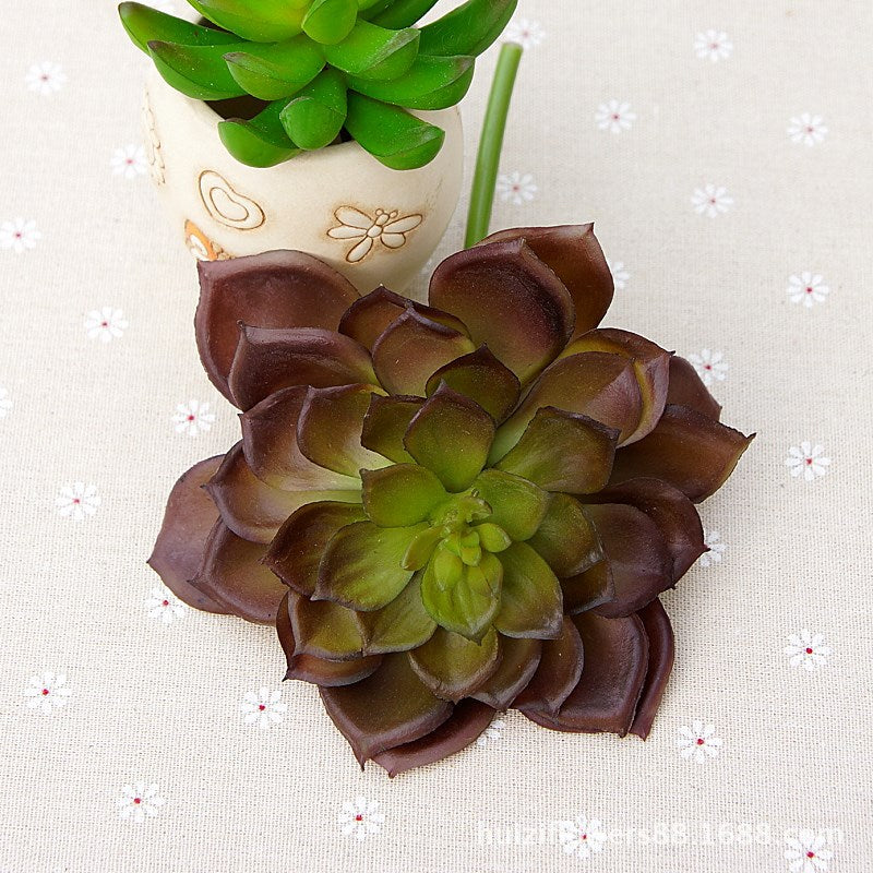 Lifelike Succulent Lotus Lantern - Artificial Flower Plant for Stunning Wall Decor and Miniature Landscapes | Perfect for Home, Office, and Events