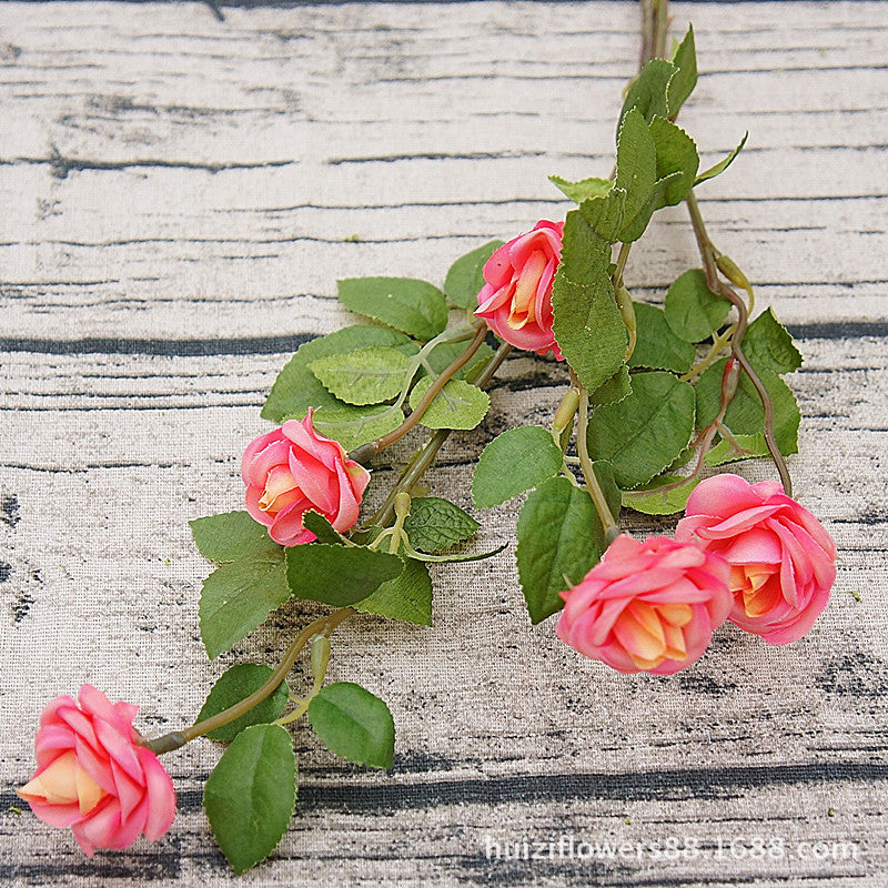 Single Stem Icelandic Small Curl Edge Rose - Realistic Faux Flower for Home Decor, Wedding Ceremonies, and Photography Backdrops – Perfect for Any Celebration