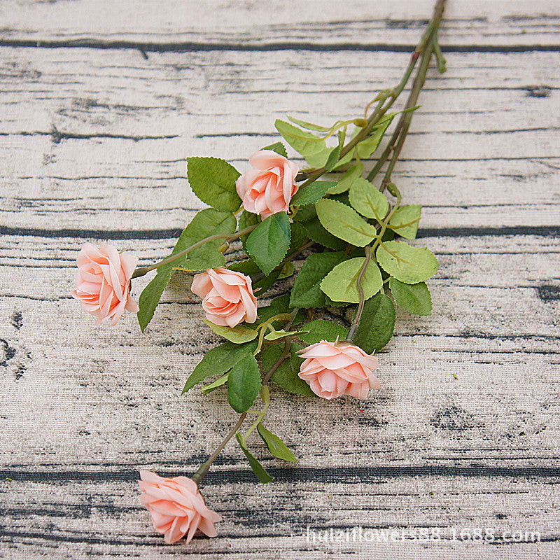 Single Stem Icelandic Small Curl Edge Rose - Realistic Faux Flower for Home Decor, Wedding Ceremonies, and Photography Backdrops – Perfect for Any Celebration