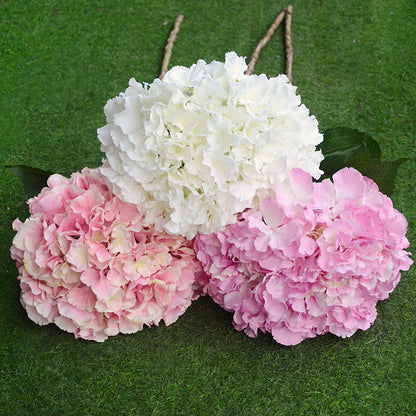 Realistic Floor Standing Hydrangea Artificial Flower Stem - Perfect Home Decor for Sample Rooms & Weddings - Lifelike Design for Timeless Elegance