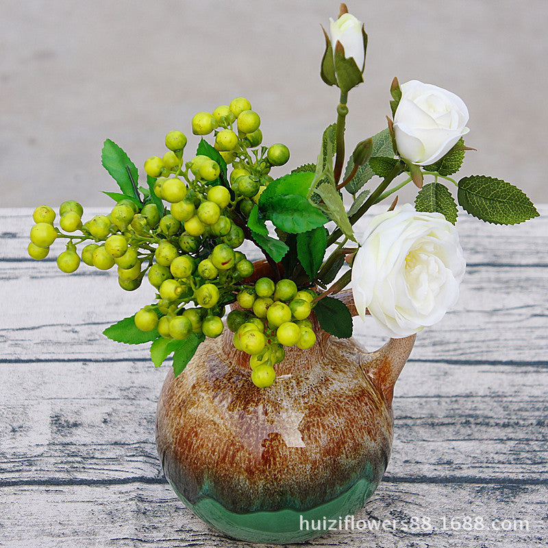 Realistic Foam Berry Picks - Perfect for Home Decor, Wedding Decorations, and Photography Props - Soft and Durable Faux Flowers for Vibrant Arrangements