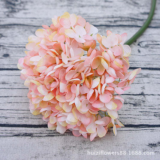 Realistic Hydrangea Flower Arrangement with Short Stems - Perfect for Home Decor, Wedding Decor, and Special Events