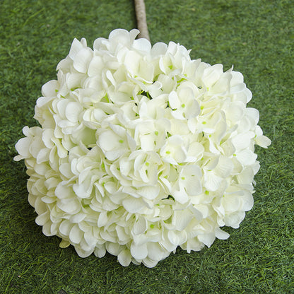 Elegant Bella Hydrangea Faux Flower Bouquet - Stunning European-Style Home Décor Decoration for Timeless Beauty